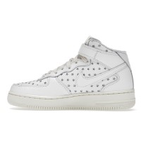 Женские кроссовки Nike Air Force 1 Mid Cut Out Stars Summit White (W)