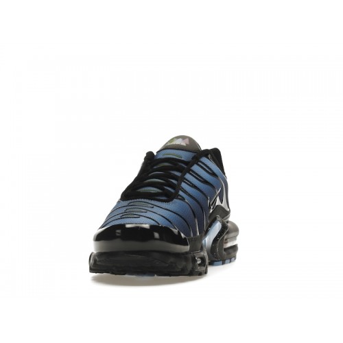 Кроссы Nike Air Max Plus Black University Blue - мужская сетка размеров