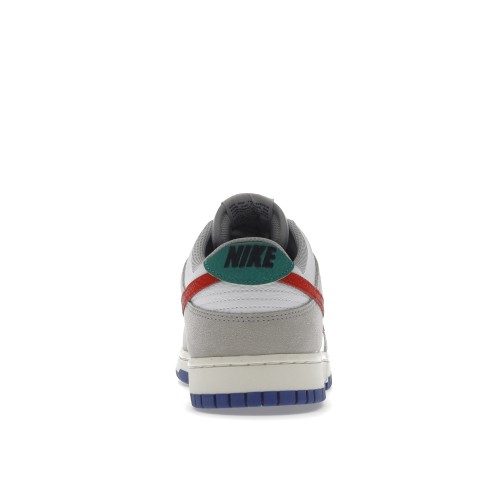 Кроссы Nike Dunk Low Light Iron Ore Red Blue - мужская сетка размеров