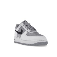 Кроссовки Nike Air Force 1 Low Cut-Out White Grey Black Swoosh