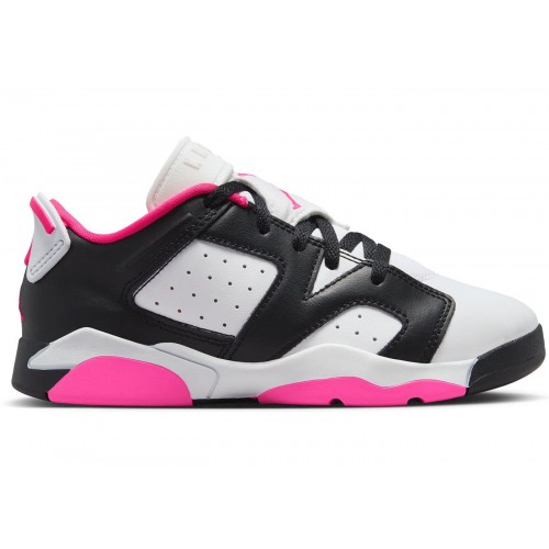 Кроссы Jordan 6 Retro Low Fierce Pink (PS) - детская сетка размеров