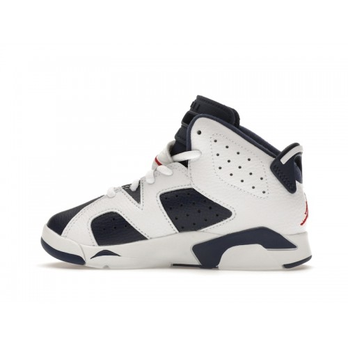 Air Jordan 6 Retro PS Olympic 2024 - детская сетка размеров
