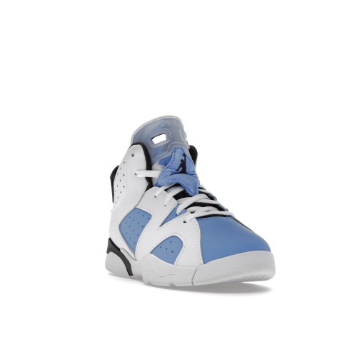 Кроссы Jordan 6 Retro UNC White (PS) - детская сетка размеров