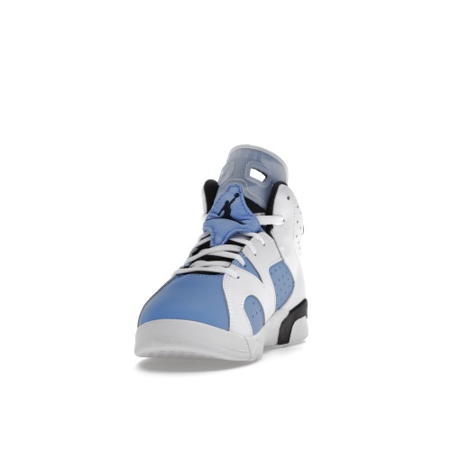 Кроссы Jordan 6 Retro UNC White (PS) - детская сетка размеров