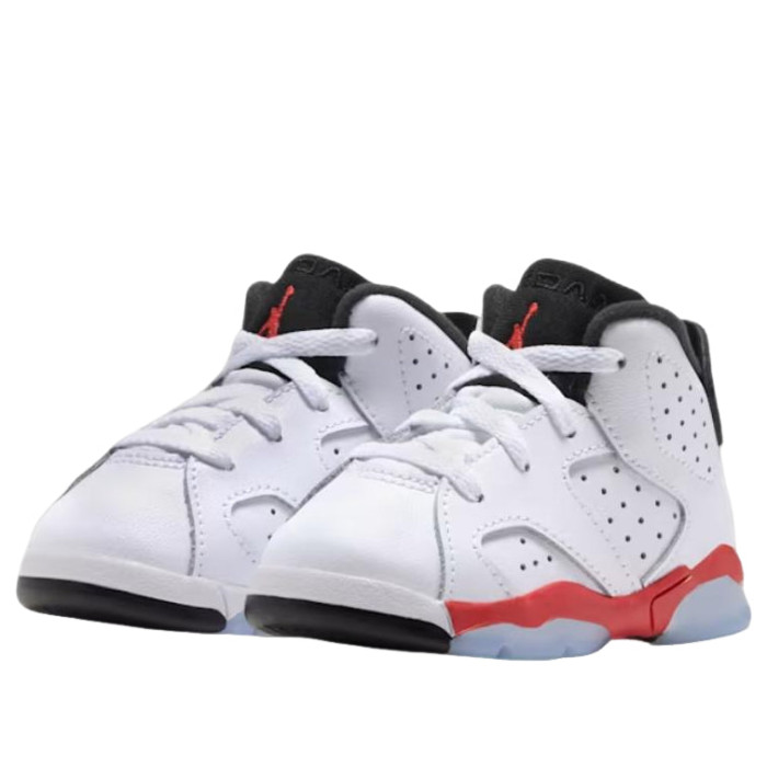 Nike Air Jordan 6 Retro OG TD White Infrared - детская сетка размеров Nike Air Jordan 6 Retro OG TD White Infrared - детская сетка размеров