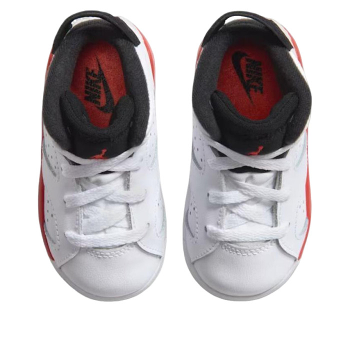 Nike Air Jordan 6 Retro OG TD White Infrared - детская сетка размеров Nike Air Jordan 6 Retro OG TD White Infrared - детская сетка размеров