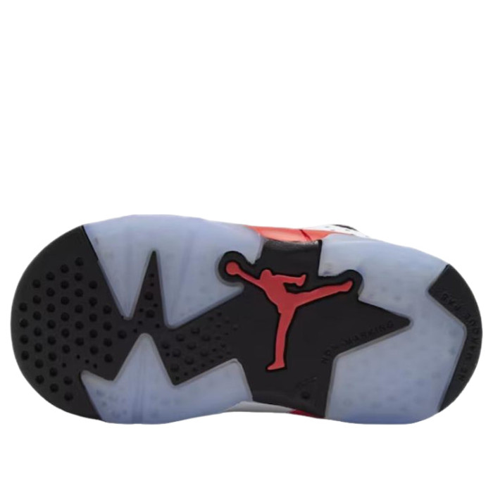 Nike Air Jordan 6 Retro OG TD White Infrared - детская сетка размеров Nike Air Jordan 6 Retro OG TD White Infrared - детская сетка размеров