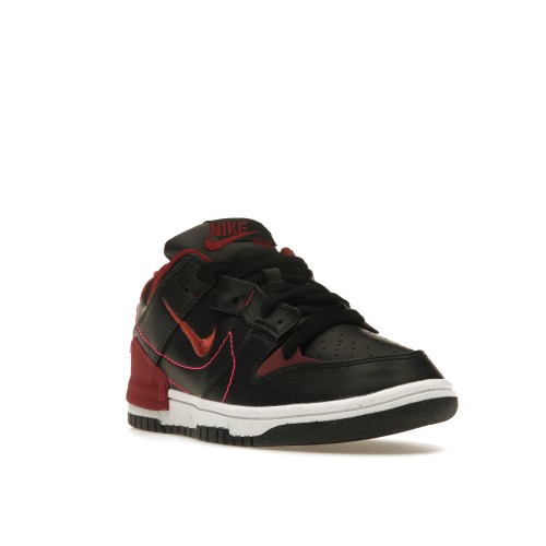 Кроссы Nike Dunk Low Disrupt 2 Black Dark Beetroot (W) - женская сетка размеров