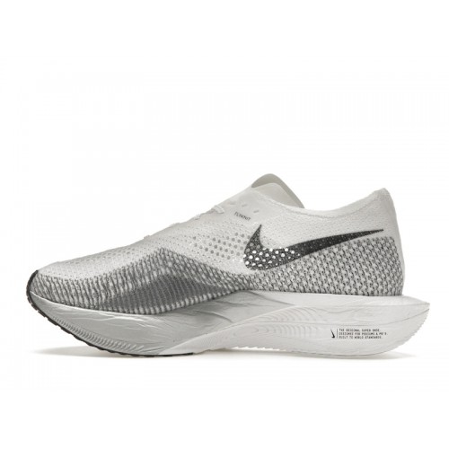 Кроссы Nike ZoomX Vaporfly 3 White Particle Grey - мужская сетка размеров