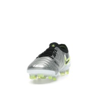 Nike Tiempo Legend 10 Elite FG Metallic Silver Volt Black