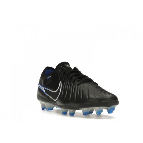Nike Tiempo Legend 10 Elite FG Black Hyper Royal - мужская сетка размеров