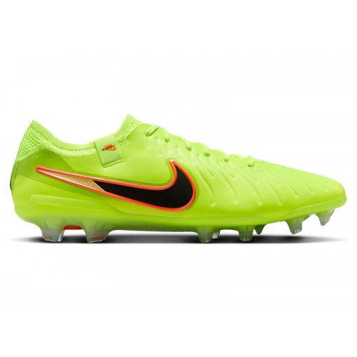 Nike Tiempo Legend 10 Elite FG Volt Black - мужская сетка размеров