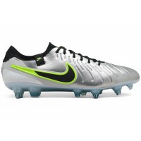 Nike Tiempo Legend 10 Elite SG-Pro AC Metallic Silver Volt Black