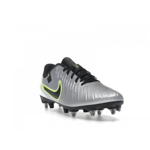 Nike Tiempo Legend 10 Academy SG-Pro AC Metallic Silver Volt Black - мужская сетка размеров