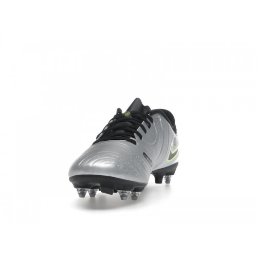 Nike Tiempo Legend 10 Academy SG-Pro AC Metallic Silver Volt Black - мужская сетка размеров
