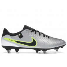 Nike Tiempo Legend 10 Academy SG-Pro AC Metallic Silver Volt Black