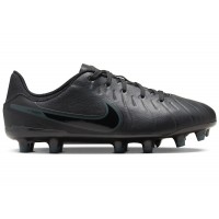 Подростковые Nike Tiempo Legend 10 Academy FG/MG Black Deep Jungle (GS)