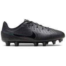 Подростковые Nike Tiempo Legend 10 Academy FG/MG Black Deep Jungle (GS)