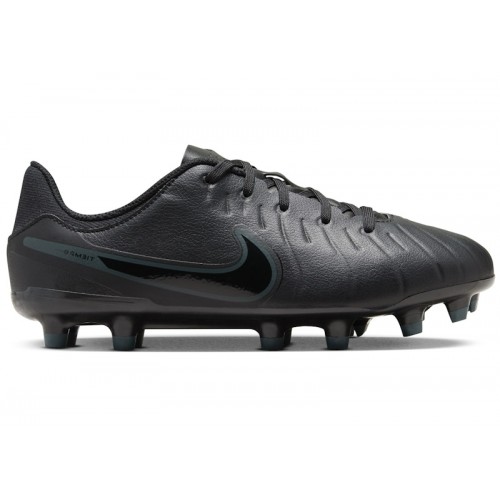 Nike Tiempo Legend 10 Academy FG/MG Black Deep Jungle (GS) - подростковая сетка размеров