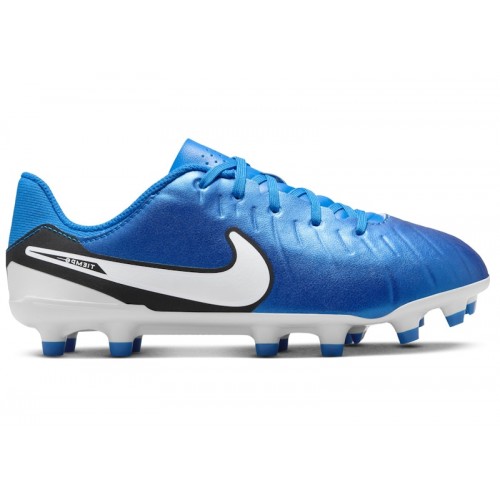Nike Tiempo Legend 10 Academy FG/MG Soar White (GS) - подростковая сетка размеров