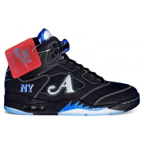 Кроссы Jordan 5 Retro Awake NY Black - мужская сетка размеров