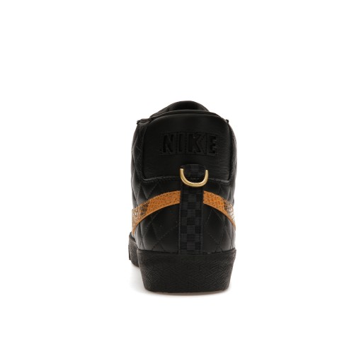 Кроссы Nike SB Blazer Mid QS Supreme Black - мужская сетка размеров