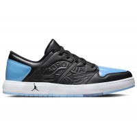 Jordan Nu Retro 1 Low Black White Football Grey University Blue