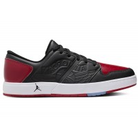 Jordan Nu Retro 1 Low Black White Varsity Red