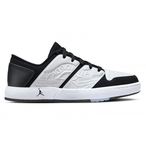 Air Jordan NU Retro 1 Low White Black - мужская сетка размеров