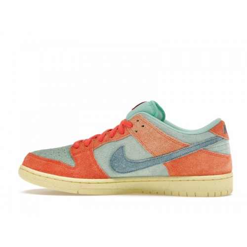 Кроссы Nike SB Dunk Low Orange Emerald Rise - мужская сетка размеров