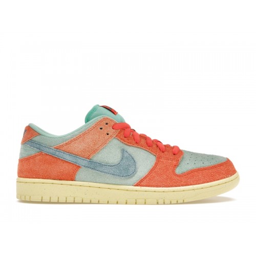 Кроссы Nike SB Dunk Low Orange Emerald Rise - мужская сетка размеров