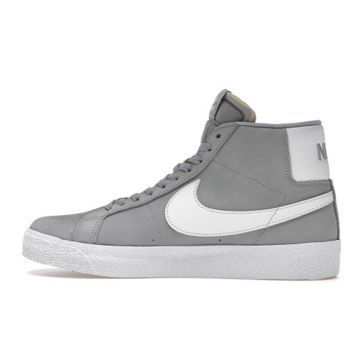 Кроссы Nike SB Blazer Mid Wolf Grey - мужская сетка размеров