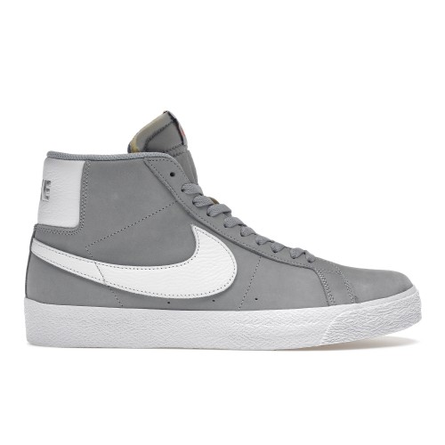 Кроссы Nike SB Blazer Mid Wolf Grey - мужская сетка размеров