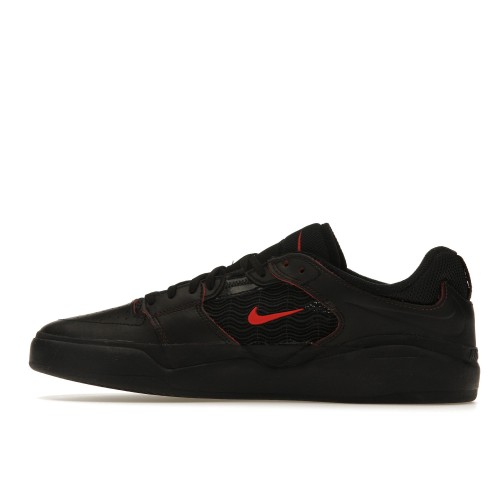 Кроссы Nike SB Ishod Wair Black Red - мужская сетка размеров