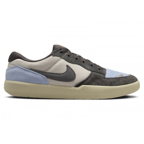 Кроссы Nike SB Force 58 Light Orewood Brown Psychic Blue Flax Medium Ash - мужская сетка размеров