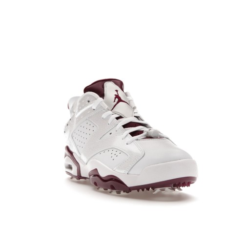 Кроссы Jordan 6 Retro Low Golf NRG Bordeaux - мужская сетка размеров