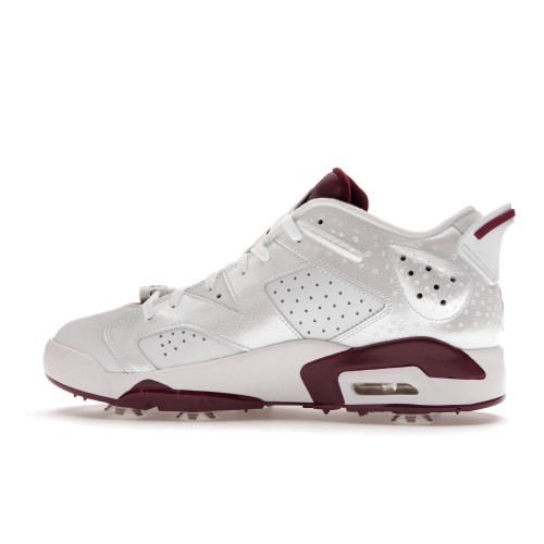 Кроссы Jordan 6 Retro Low Golf NRG Bordeaux - мужская сетка размеров