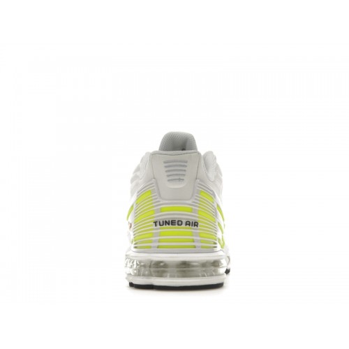 Кроссы Nike Air Max Plus 3 3D Swoosh White Volt - мужская сетка размеров