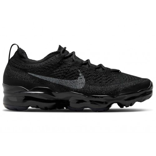 Кроссы Nike Air VaporMax 2023 Flyknit Black Anthracite (W) - женская сетка размеров