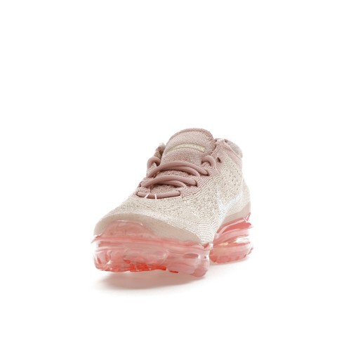 Кроссы Nike Air VaporMax 2023 Flyknit Oatmeal Pearl Pink (W) - женская сетка размеров