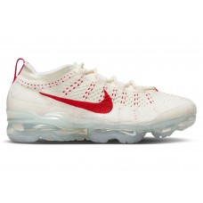 Женские кроссовки Nike Air VaporMax 2023 Flyknit Sail Track Red (W)