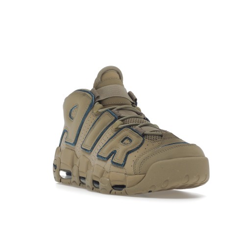 Кроссы Nike Air More Uptempo 96 Limestone Valerian Blue - мужская сетка размеров