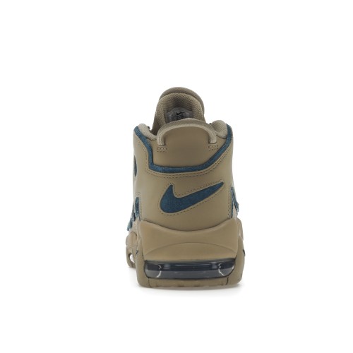 Кроссы Nike Air More Uptempo 96 Limestone Valerian Blue - мужская сетка размеров