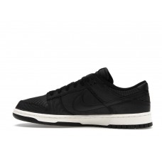 Кроссовки Nike Dunk Low Black Canvas