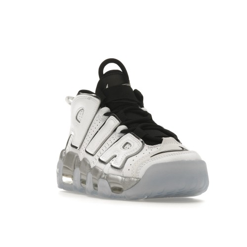 Кроссы Nike Air More Uptempo SE White Chrome (W) - женская сетка размеров