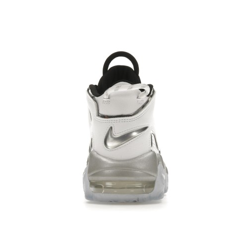 Кроссы Nike Air More Uptempo SE White Chrome (W) - женская сетка размеров