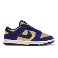 Женские кроссовки Nike Dunk Low LX Blue Suede (W)