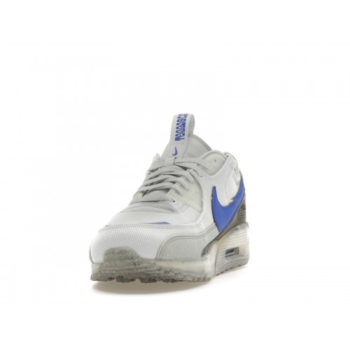 Кроссы Nike Air Max 90 Terrascape Pure Platinum Hyper Royal - мужская сетка размеров