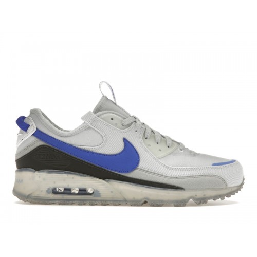 Кроссы Nike Air Max 90 Terrascape Pure Platinum Hyper Royal - мужская сетка размеров