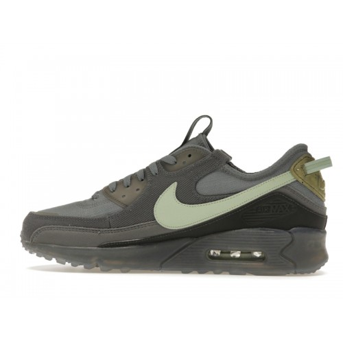 Кроссы Nike Air Max 90 Terrascape Cool Grey Honeydew - мужская сетка размеров